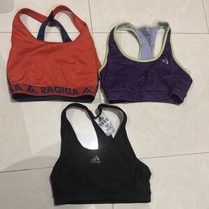 Adidas Sports Bra Set - Red, Purple, Black